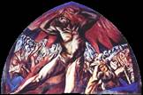 fresco by José Clemente Orozco in Ponoma Museum